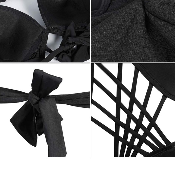 Kenneth Cole womens swim suit size large - Picture 4 of 4